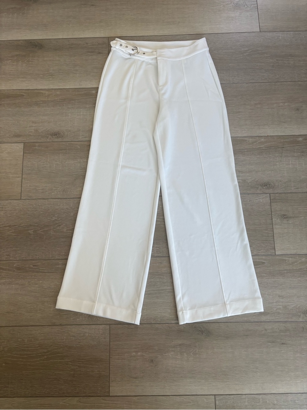 International Concept (INC) | White Belted Dress Pants | Sz 10